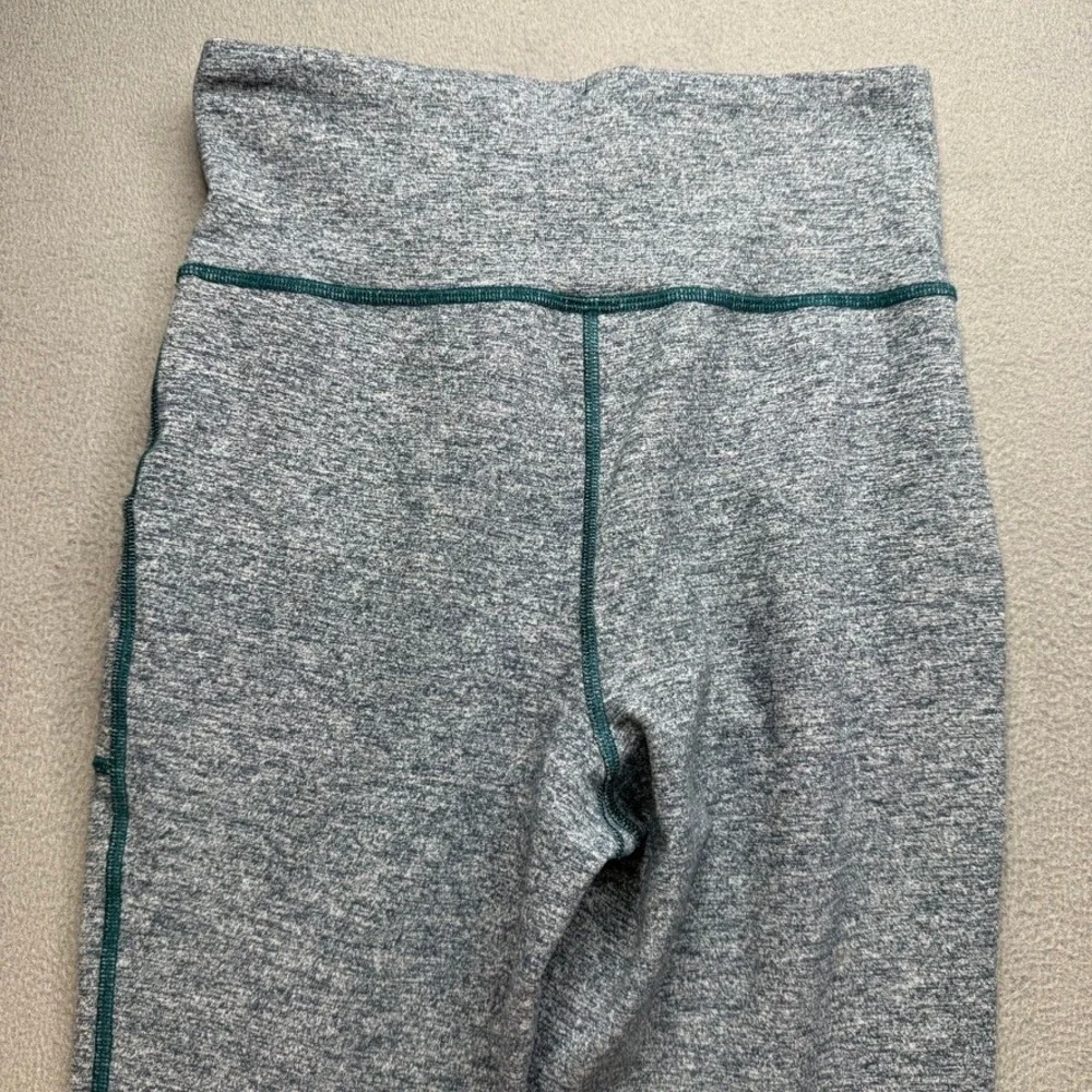 Lululemon Pants Womens 4 Gray‎ Heathered Green Stitch Yoga Lounge Athletic Gym